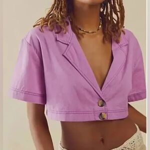 Free People Honey Dew Crop Top